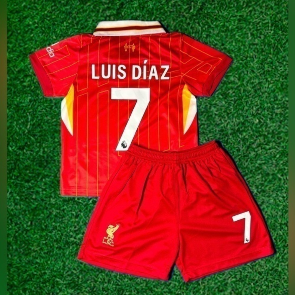 Luis Diaz Youth Large Soccer Jersey 7 Footballer - Size 28 - Age 10-11
